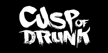 cusp of drunk logo black bandforyou rockband party